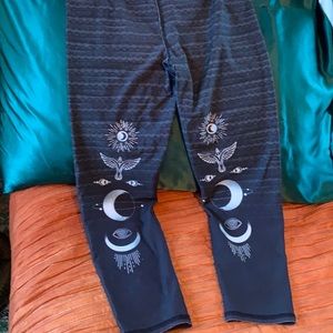 Moon Pattern Workout Leggings